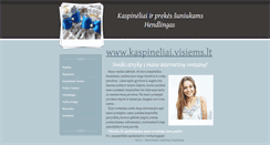 Desktop Screenshot of kaspinukai1.weebly.com