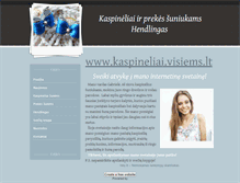 Tablet Screenshot of kaspinukai1.weebly.com