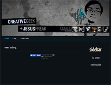 Tablet Screenshot of creativegeekjesusfreak.weebly.com