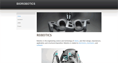 Desktop Screenshot of biorobotics.weebly.com