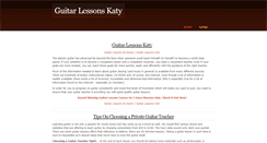 Desktop Screenshot of guitarlessonskaty.weebly.com