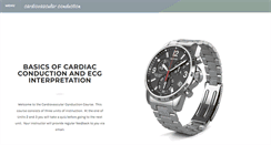 Desktop Screenshot of cardiovascularconduction.weebly.com