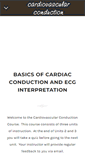 Mobile Screenshot of cardiovascularconduction.weebly.com