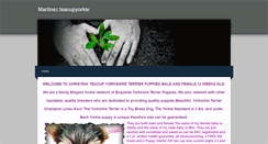 Desktop Screenshot of martinezteacupyorkie.weebly.com