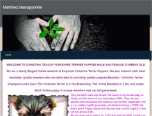 Tablet Screenshot of martinezteacupyorkie.weebly.com