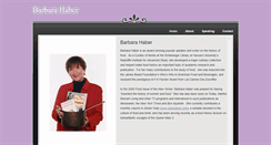 Desktop Screenshot of barbarahaber.weebly.com