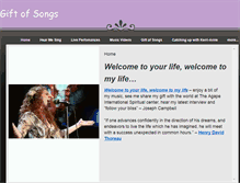 Tablet Screenshot of giftofsongs.weebly.com