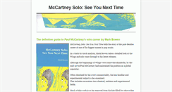 Desktop Screenshot of mccartneysolo.weebly.com