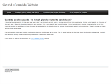 Tablet Screenshot of getridofcandida.weebly.com