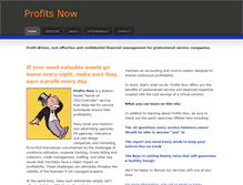 Tablet Screenshot of profits.weebly.com