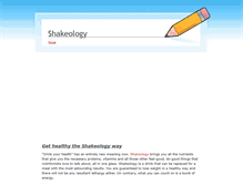 Tablet Screenshot of getshakeology.weebly.com