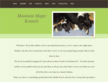 Tablet Screenshot of mountainmagickennels.weebly.com