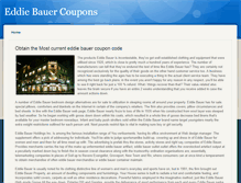 Tablet Screenshot of eddiebauercoupons.weebly.com