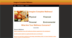 Desktop Screenshot of imaginecompletewellness.weebly.com