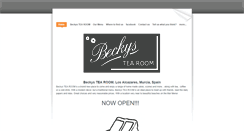 Desktop Screenshot of beckys-tearoom.weebly.com