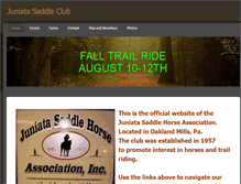 Tablet Screenshot of juniatasaddleclub.weebly.com