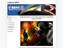 Tablet Screenshot of cadetesbbnt.weebly.com