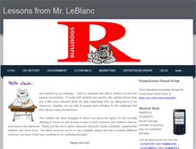 Tablet Screenshot of lessonsfromleblanc.weebly.com