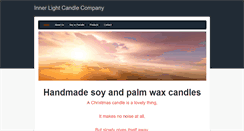 Desktop Screenshot of innerlightcandleco.weebly.com