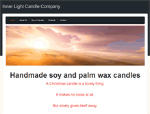 Tablet Screenshot of innerlightcandleco.weebly.com