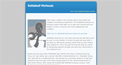 Desktop Screenshot of chrislopezkettlebellworkouts.weebly.com