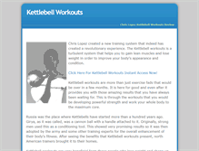 Tablet Screenshot of chrislopezkettlebellworkouts.weebly.com