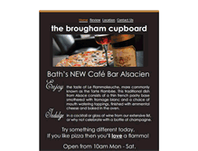 Tablet Screenshot of broughamcupboard.weebly.com