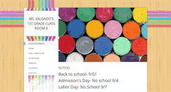 Desktop Screenshot of mssalgado.weebly.com