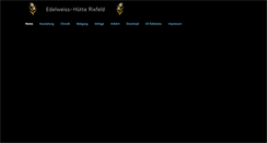 Desktop Screenshot of edelweiss-huette.weebly.com