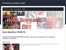 Tablet Screenshot of broadwaybootlegstrade.weebly.com