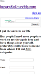 Mobile Screenshot of incarn8ed.weebly.com