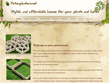 Tablet Screenshot of patio-planters.weebly.com