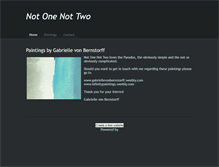 Tablet Screenshot of notonenottwo.weebly.com