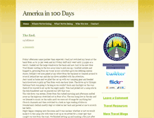 Tablet Screenshot of americain100days.weebly.com