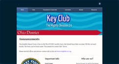 Desktop Screenshot of ohiokeyclub24.weebly.com