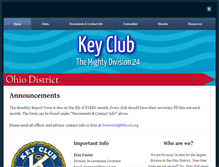 Tablet Screenshot of ohiokeyclub24.weebly.com