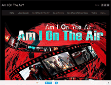 Tablet Screenshot of amiontheair.weebly.com