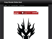 Tablet Screenshot of crazyshooteronlinehack.weebly.com