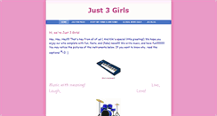 Desktop Screenshot of just3girls.weebly.com