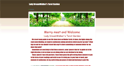 Desktop Screenshot of ladydreamwalkerstarotgarden.weebly.com