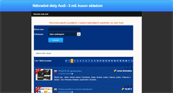 Desktop Screenshot of nahradnedielyaudi.weebly.com