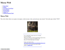 Tablet Screenshot of mooseweb.weebly.com
