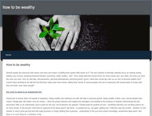 Tablet Screenshot of howtobewealthy2.weebly.com