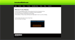 Desktop Screenshot of immaturemadhouse.weebly.com