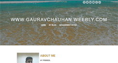 Desktop Screenshot of gauravchauhan816.weebly.com