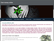 Tablet Screenshot of earn-money-online4u.weebly.com