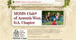 Desktop Screenshot of acworthwestmomsclub.weebly.com
