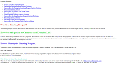 Desktop Screenshot of faizlimitingreagents.weebly.com
