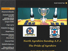 Tablet Screenshot of northayrshirefootball.weebly.com