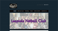 Desktop Screenshot of leapoolenetballclub.weebly.com
